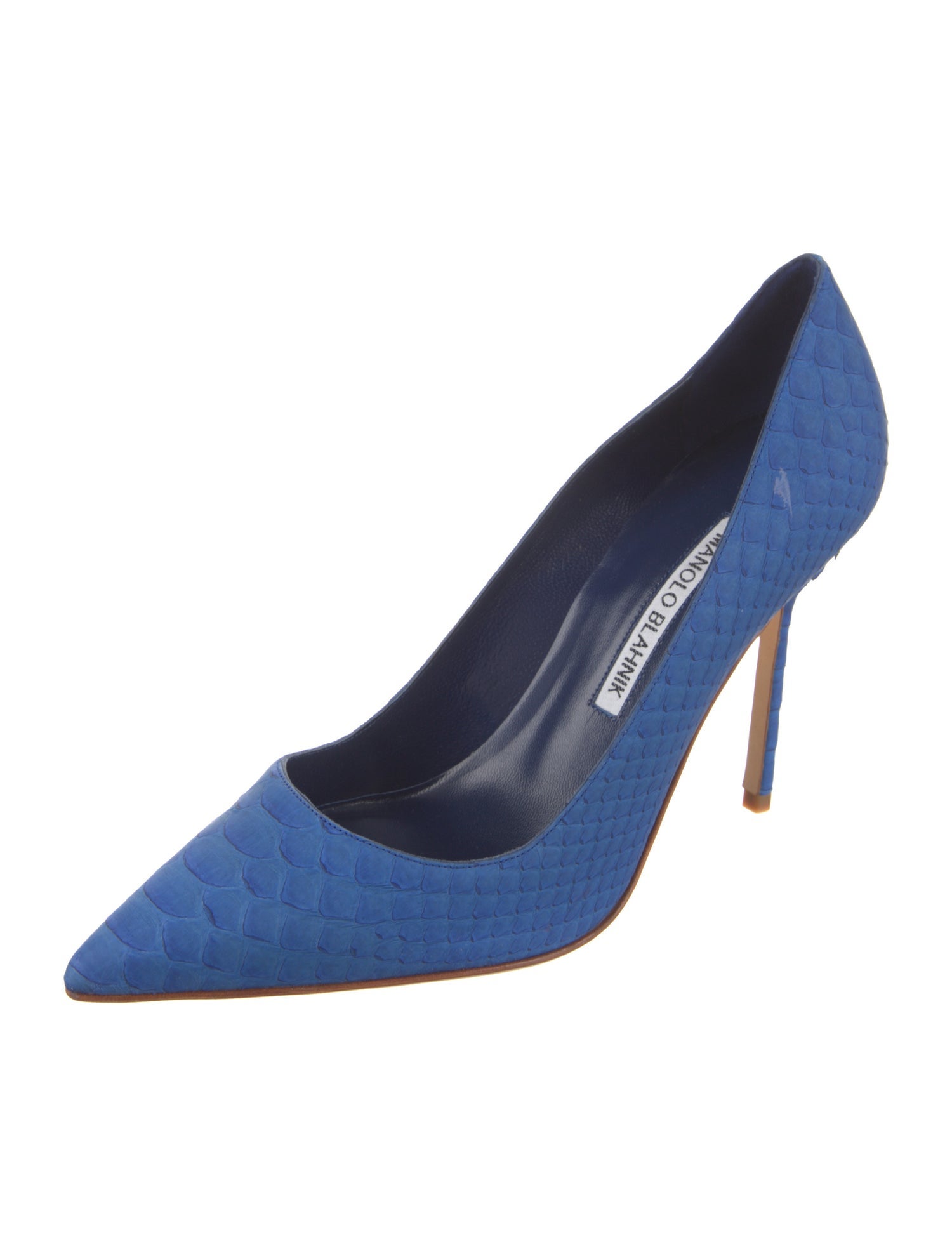 Manolo Blahnik Water Snake Pumps