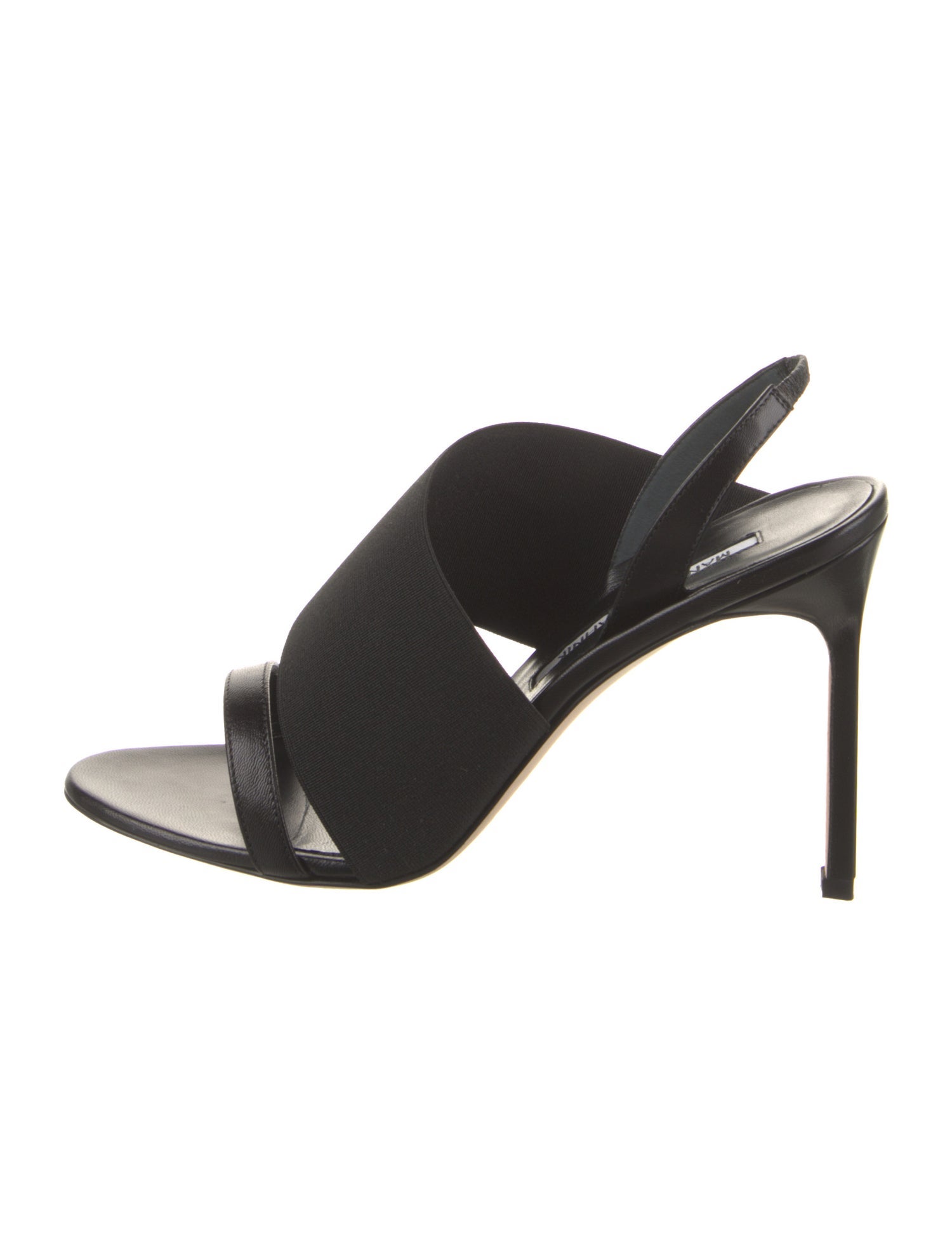 Manolo Blahnik Leather Slingback Sandals