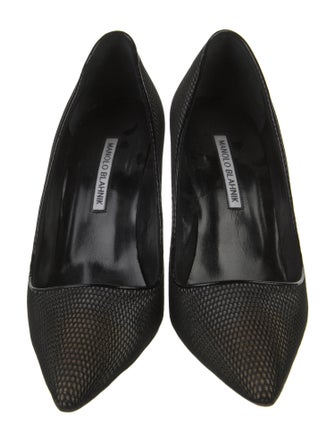 Manolo Blahnik Mesh Mesh Accents Pumps