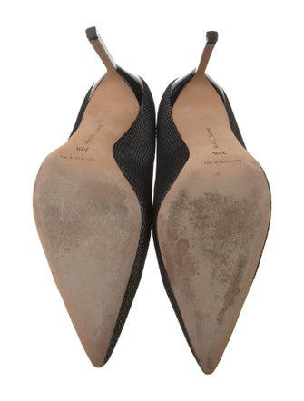 Manolo Blahnik Mesh Mesh Accents Pumps