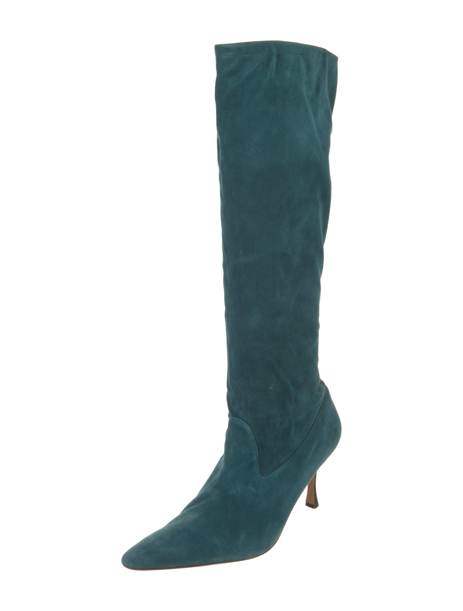 Manolo Blahnik Suede Boots