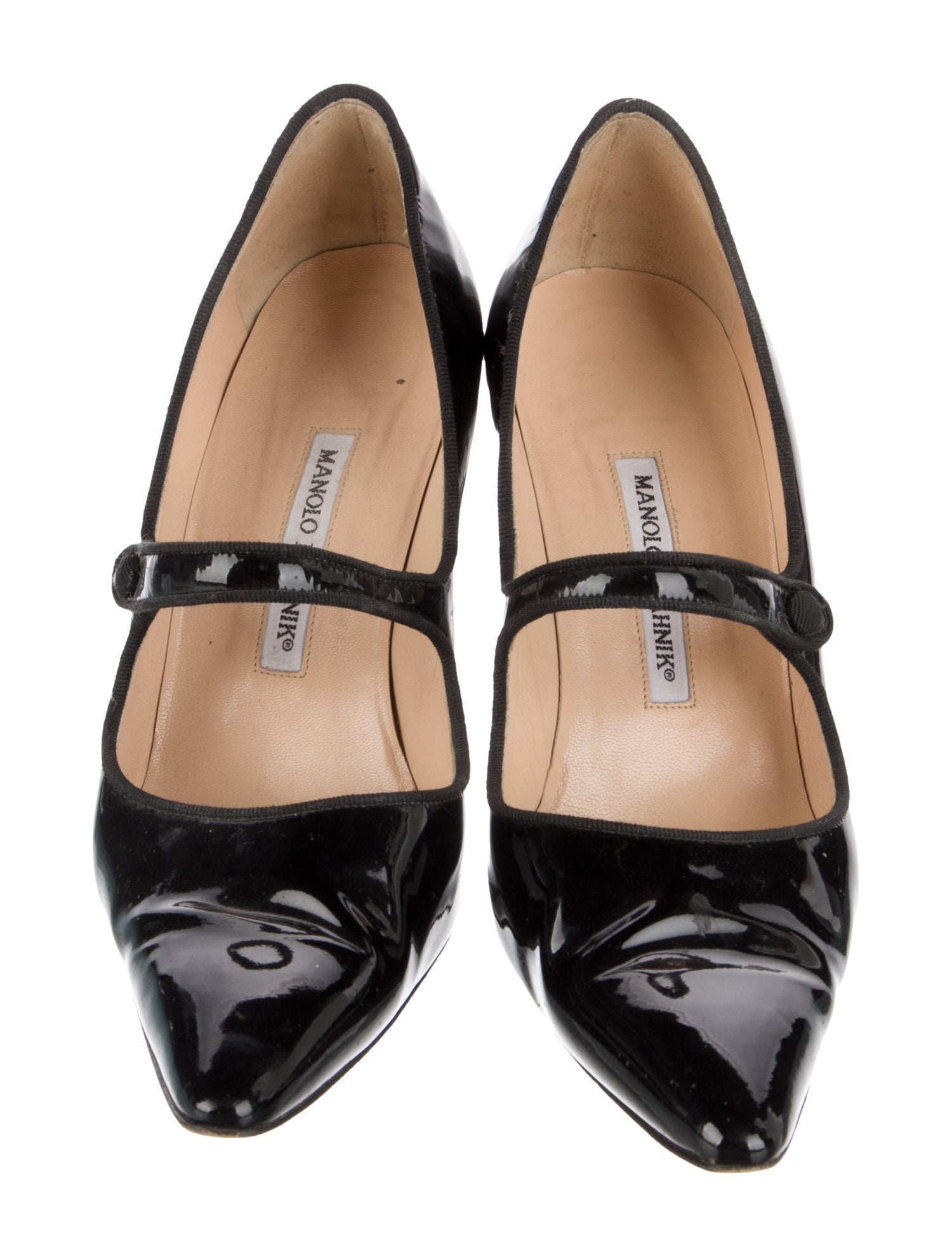 Manolo Blahnik Patent Leather Pumps