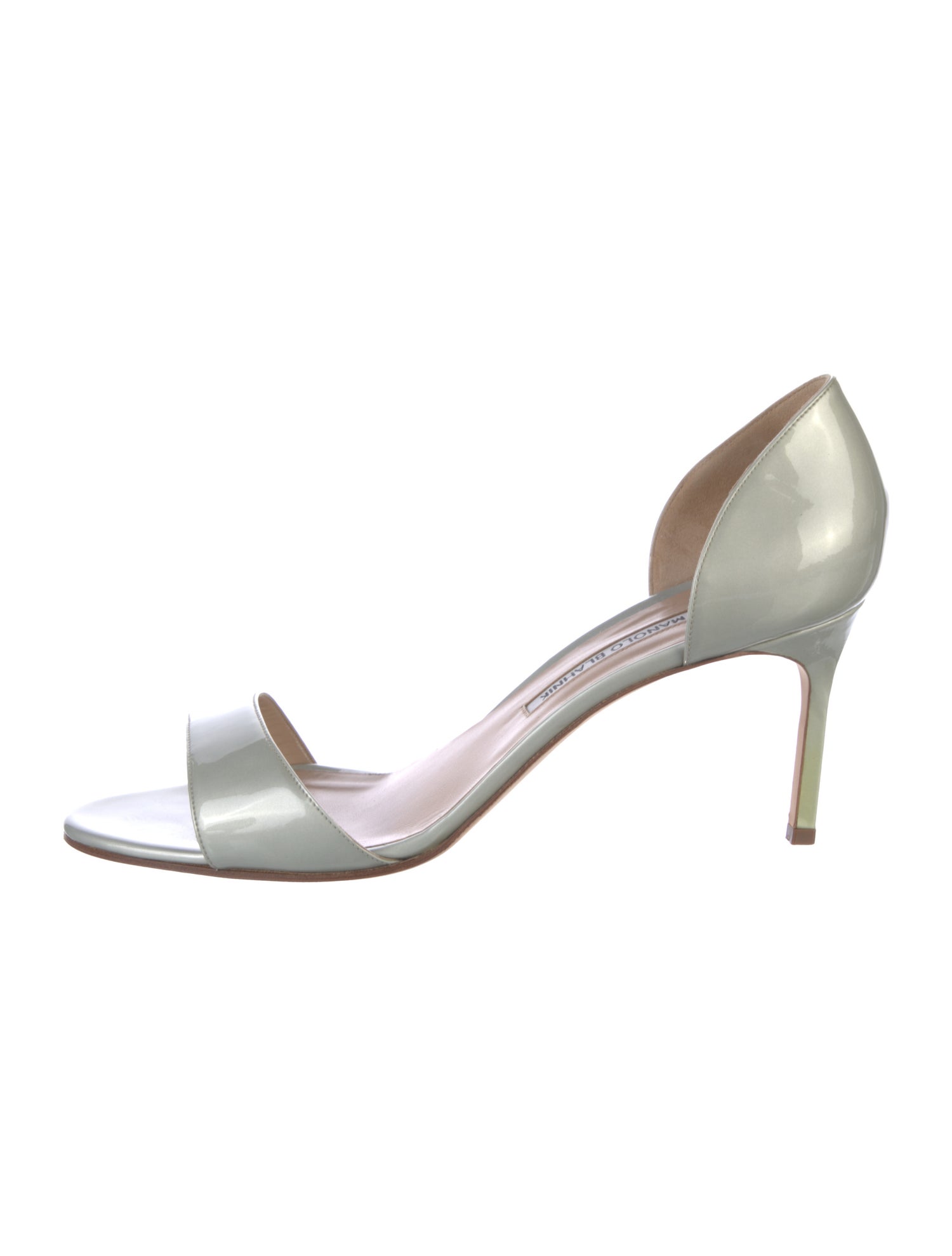 Manolo Blahnik Patent Leather Sandals