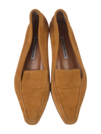 Manolo Blahnik Suede Loafers