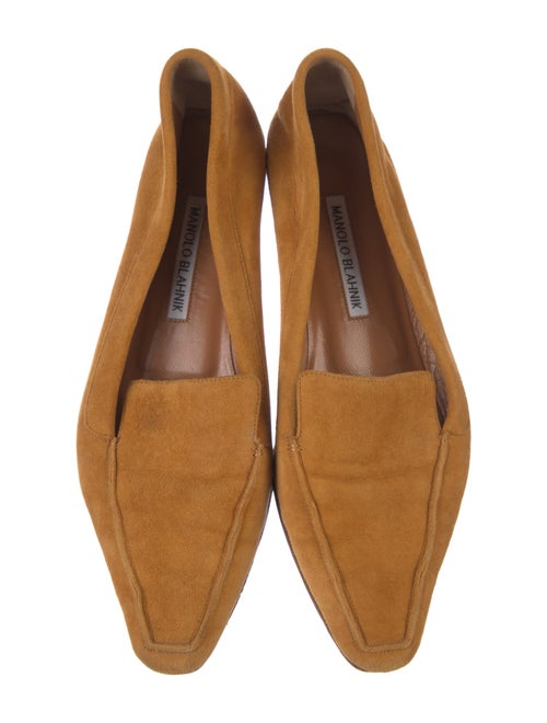 Manolo Blahnik Suede Loafers