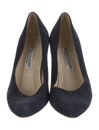 Manolo Blahnik Suede Pumps