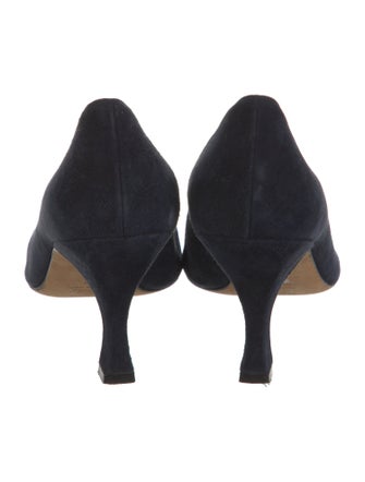 Manolo Blahnik Suede Pumps