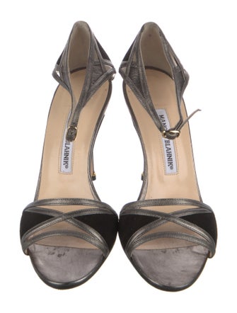 Manolo Blahnik Patent Leather Sandals