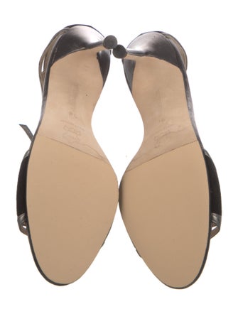 Manolo Blahnik Patent Leather Sandals