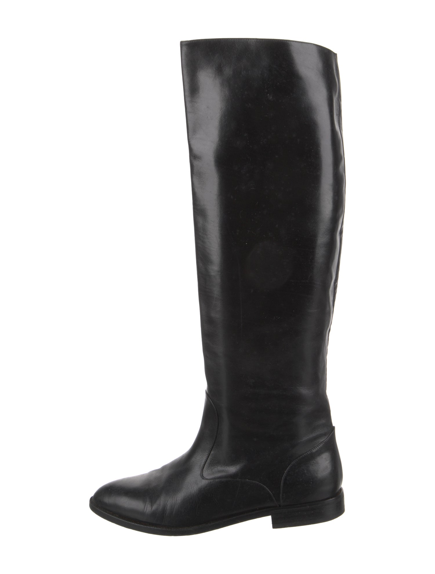 Manolo Blahnik Leather Riding Boots