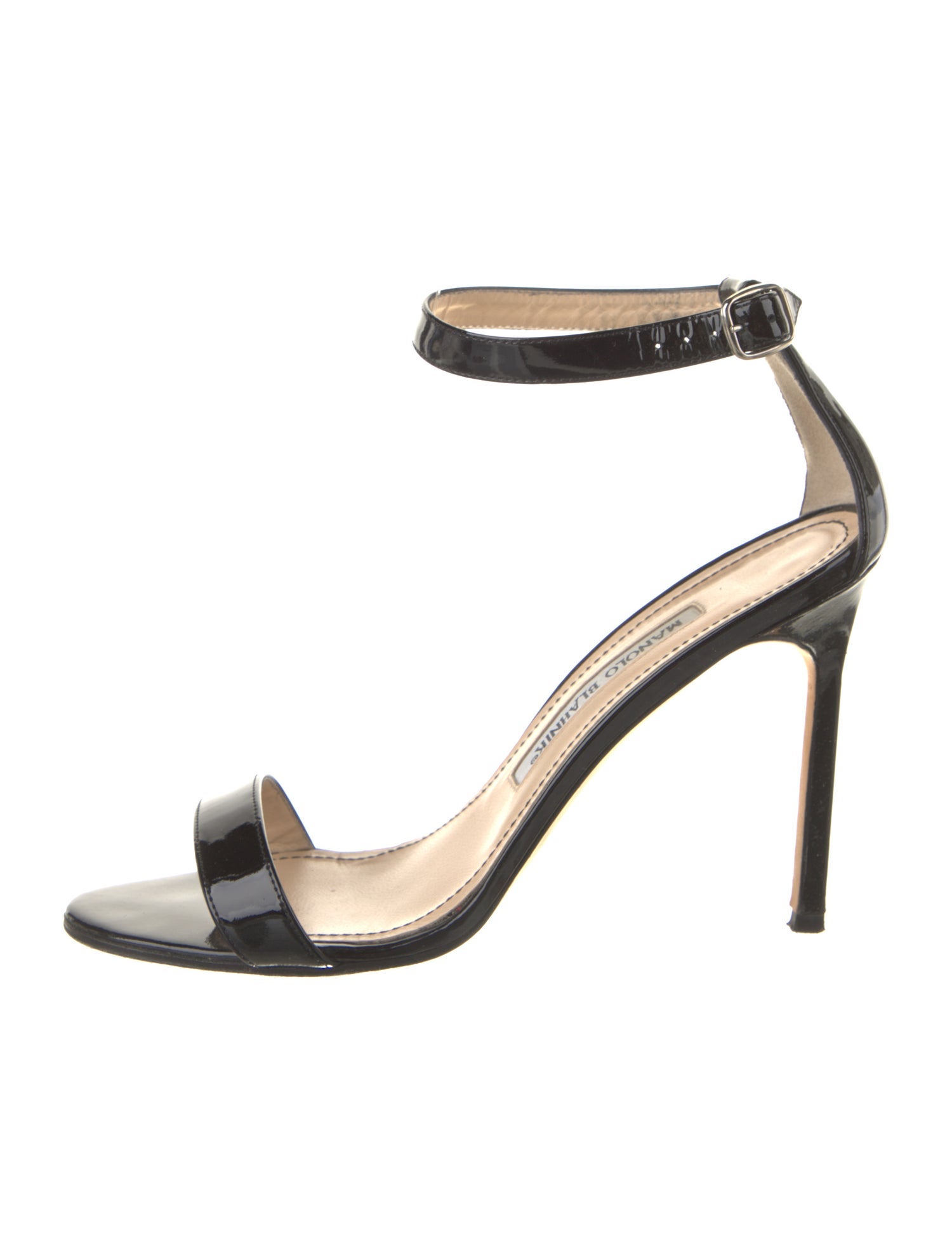 Manolo Blahnik Patent Leather Sandals