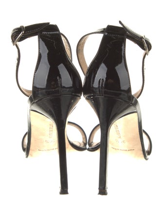 Manolo Blahnik Patent Leather Sandals