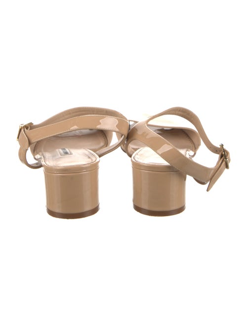 Manolo Blahnik Patent Leather Sandals