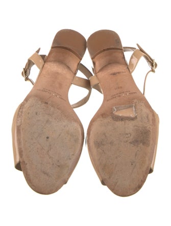 Manolo Blahnik Patent Leather Sandals