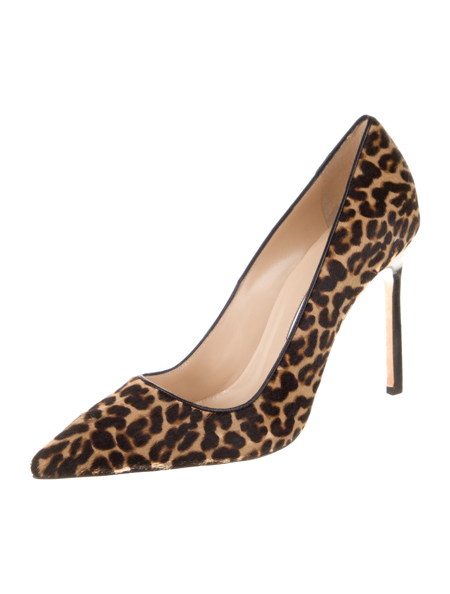 Manolo Blahnik Ponyhair Animal Print Pumps