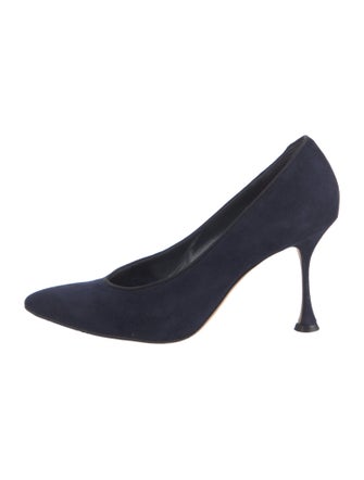 Manolo Blahnik Suede Pumps