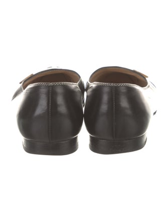 Manolo Blahnik Leather Loafers