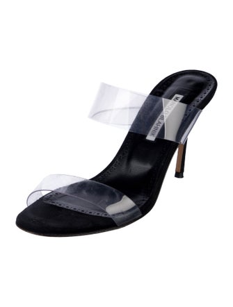 Manolo Blahnik PVC Slides