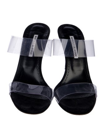 Manolo Blahnik PVC Slides