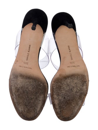 Manolo Blahnik PVC Slides