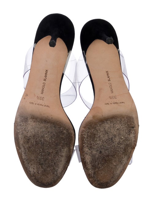 Manolo Blahnik PVC Slides