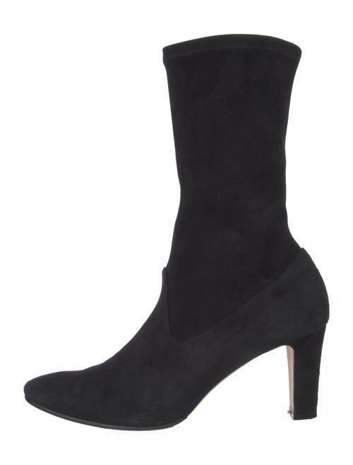 Manolo Blahnik Suede Sock Boots