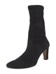 Manolo Blahnik Suede Sock Boots