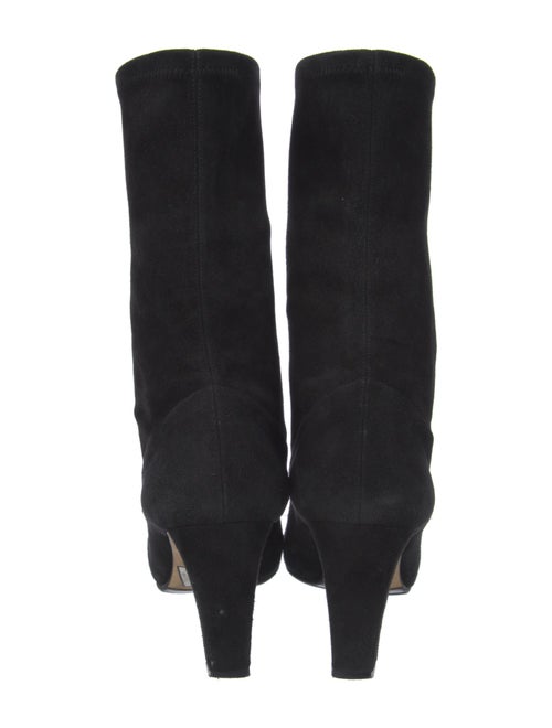 Manolo Blahnik Suede Sock Boots