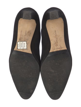 Manolo Blahnik Suede Sock Boots