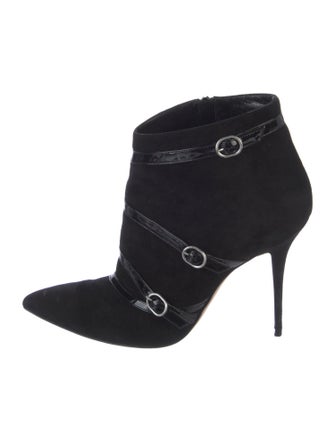 Manolo Blahnik Suede Boots