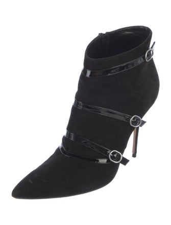 Manolo Blahnik Suede Boots