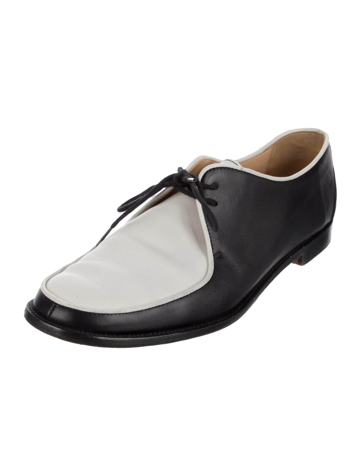 Manolo Blahnik Leather Oxfords