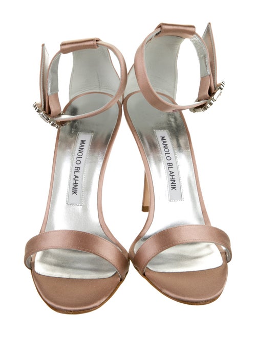 Manolo Blahnik Satin Sandals
