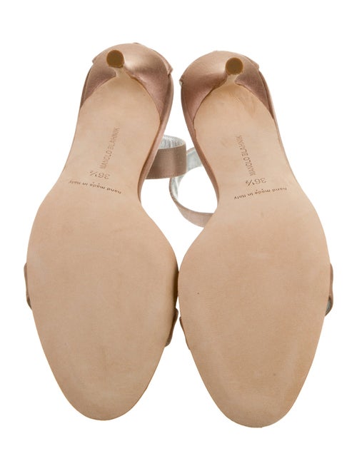 Manolo Blahnik Satin Sandals