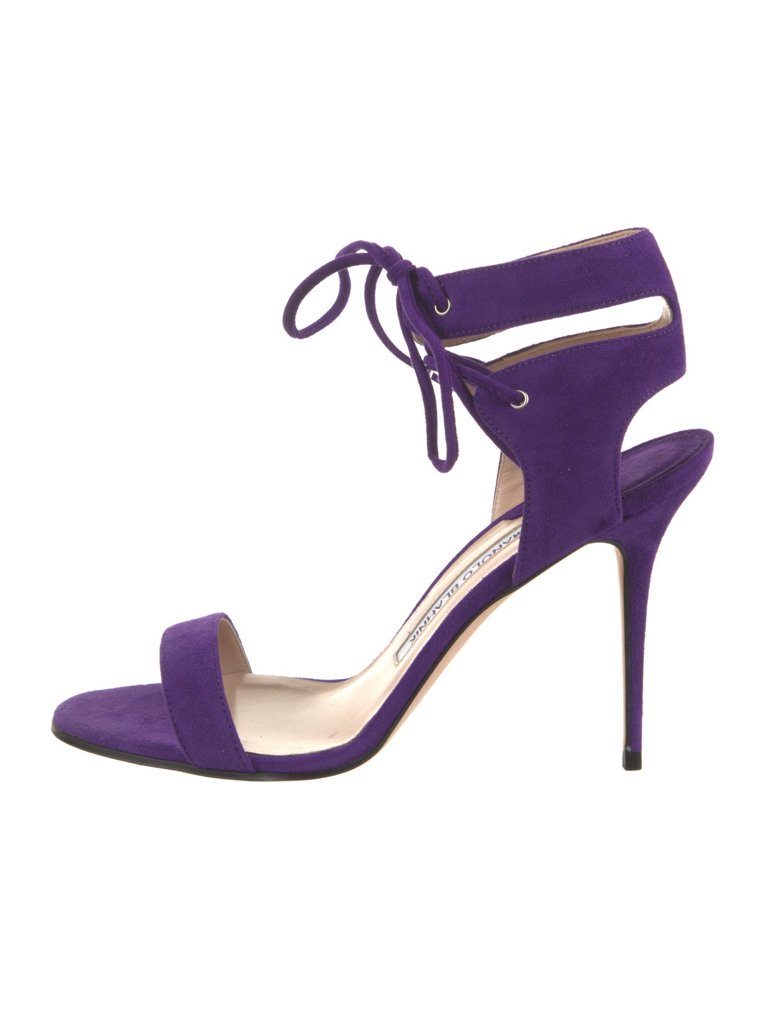 Manolo Blahnik Suede Sandals