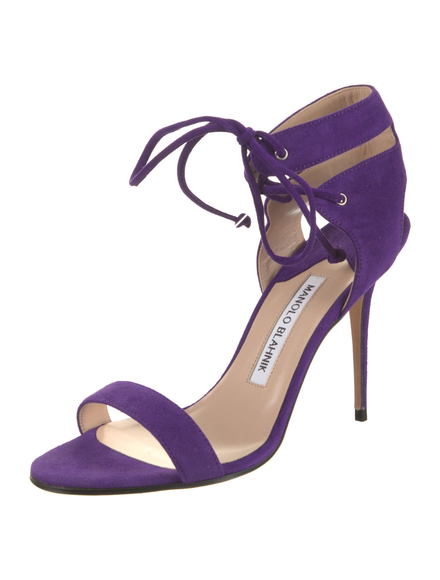 Manolo Blahnik Suede Sandals