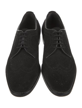 Manolo Blahnik Suede Oxfords