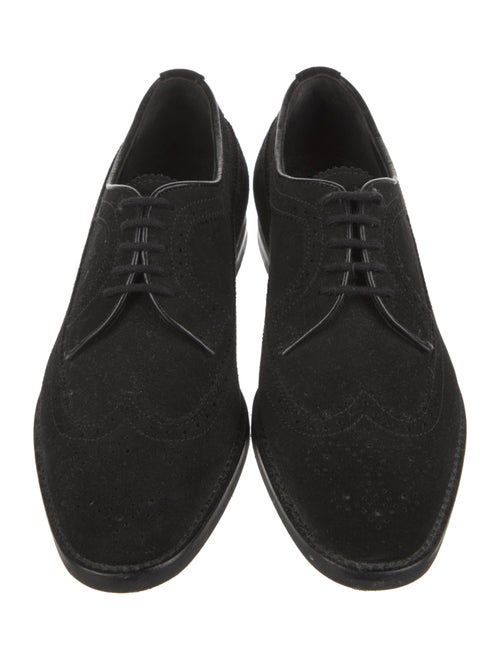 Manolo Blahnik Suede Oxfords