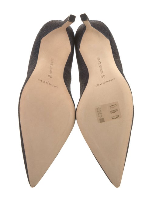 Manolo Blahnik Canvas Pumps