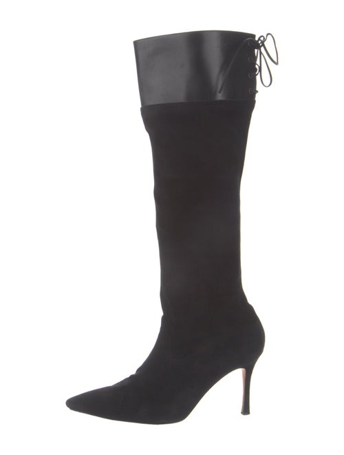 Manolo Blahnik Suede Boots