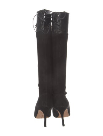 Manolo Blahnik Suede Boots