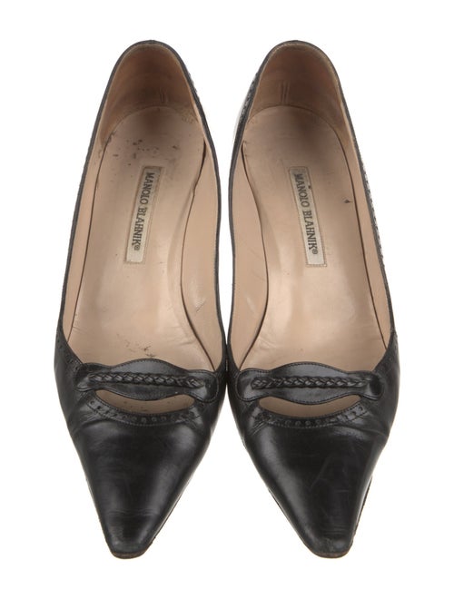 Manolo Blahnik Leather Pumps
