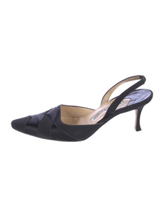 Manolo Blahnik Poligleto Slingback Pumps