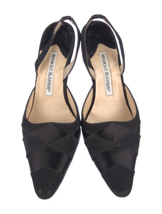 Manolo Blahnik Poligleto Slingback Pumps