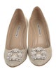 Manolo Blahnik Hangisi Satin Pumps