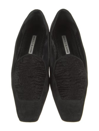 Manolo Blahnik Suede Loafers