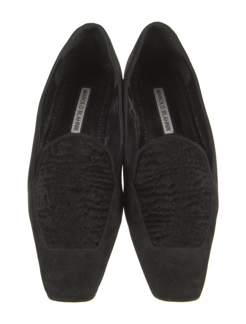 Manolo Blahnik Suede Loafers