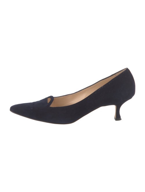 Manolo Blahnik Suede Pumps