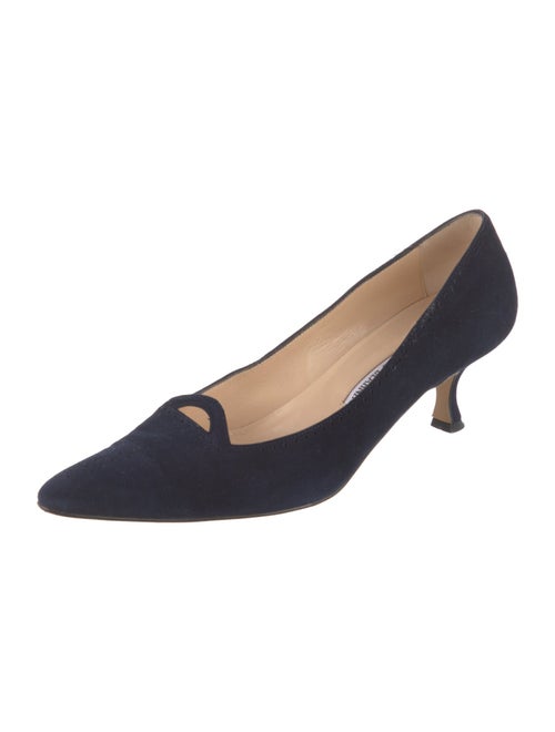 Manolo Blahnik Suede Pumps