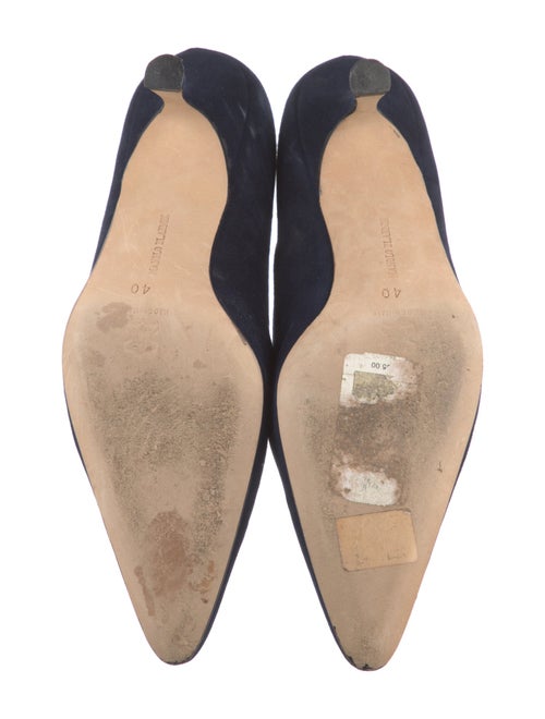 Manolo Blahnik Suede Pumps
